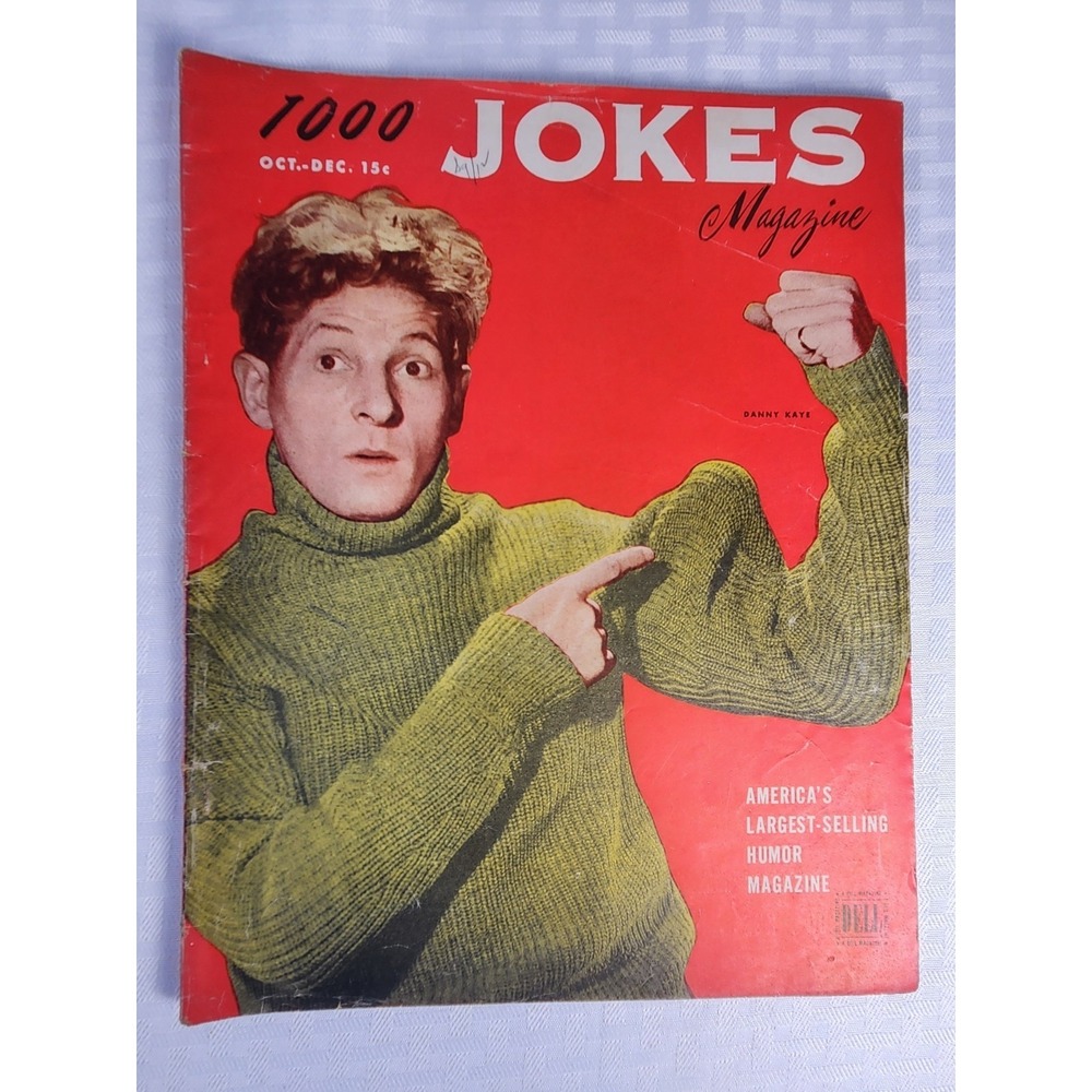 1000‎ Jokes #10 1946-Danny Kaye-Gracie Allen-Cartoons-jokes-funny stories VF